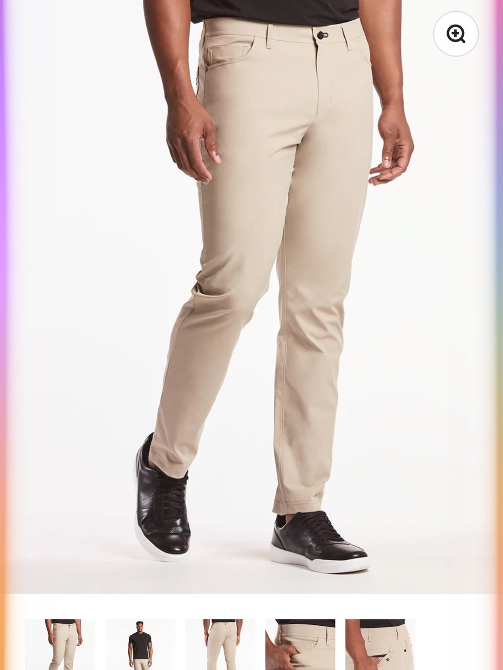 Men's Brax Chuck J Slim Stretch Khaki Chinos - Beige NWT! Clean, smoke free home